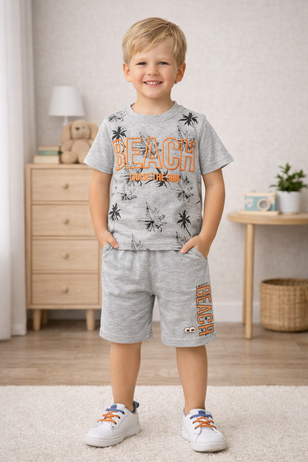 Color Polo Shirt Kids Summer Wear