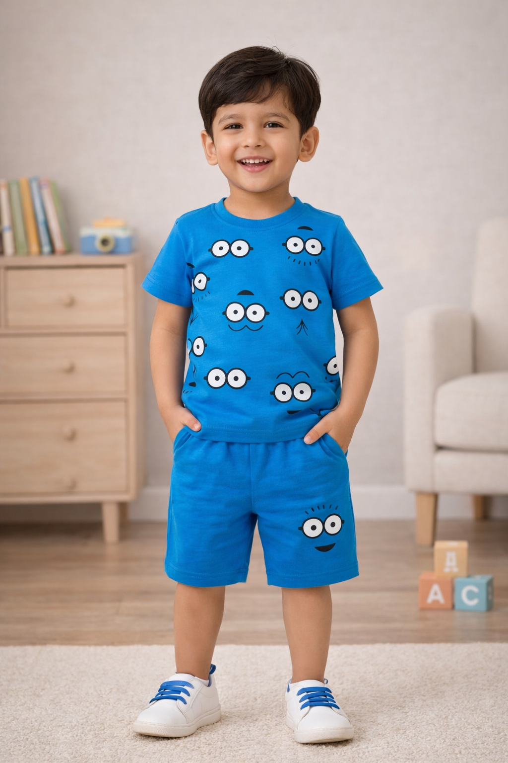 Kids Nikar Shirt Basic Cotton Set